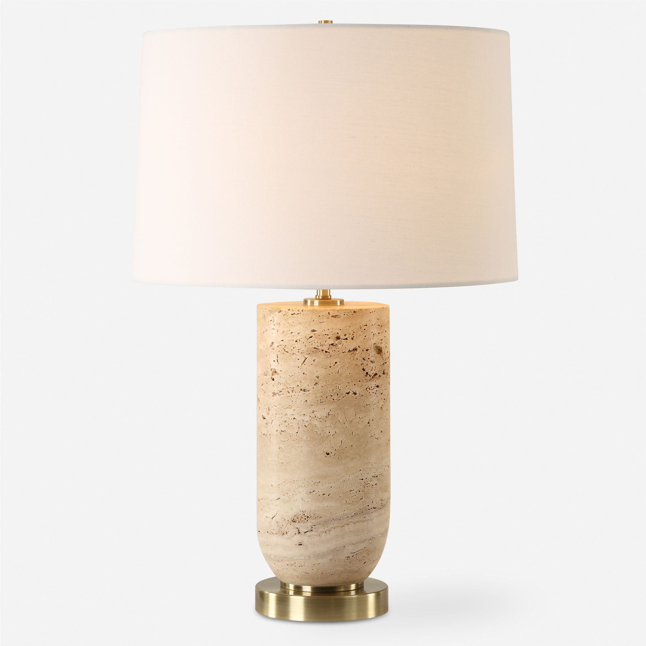 Aubrey Travertine Table Lamp large image 