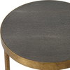 Aragon Brass Nesting Tables Set/2, Coffee Table by Uttermost, 19.5" width x 24" height x 19.5" depth thumbnail 8