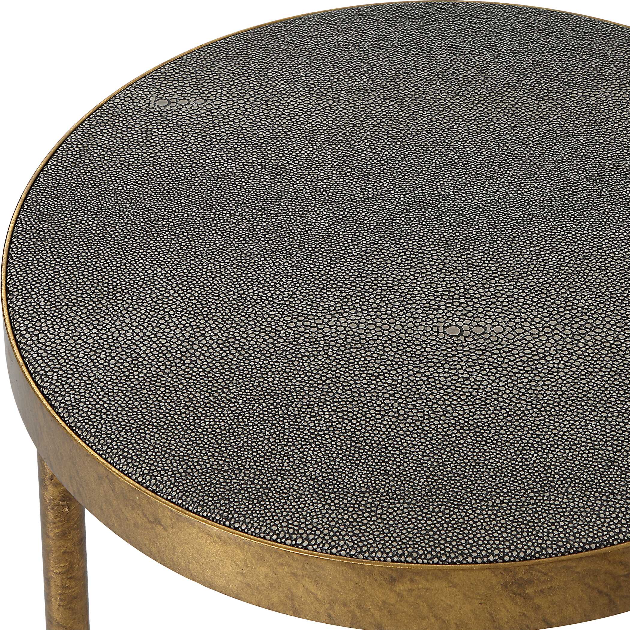 Aragon Brass Nesting Tables Set/2 large image 