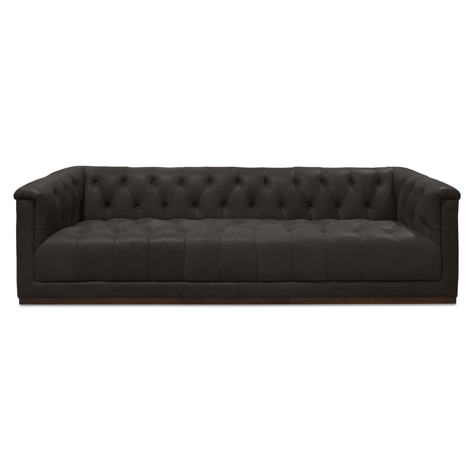 Jervis Sofa Deep Brown, Sofas & Sectional by Moe's Home, 83.5" width x 32.5" height x 40.35" depth View 1