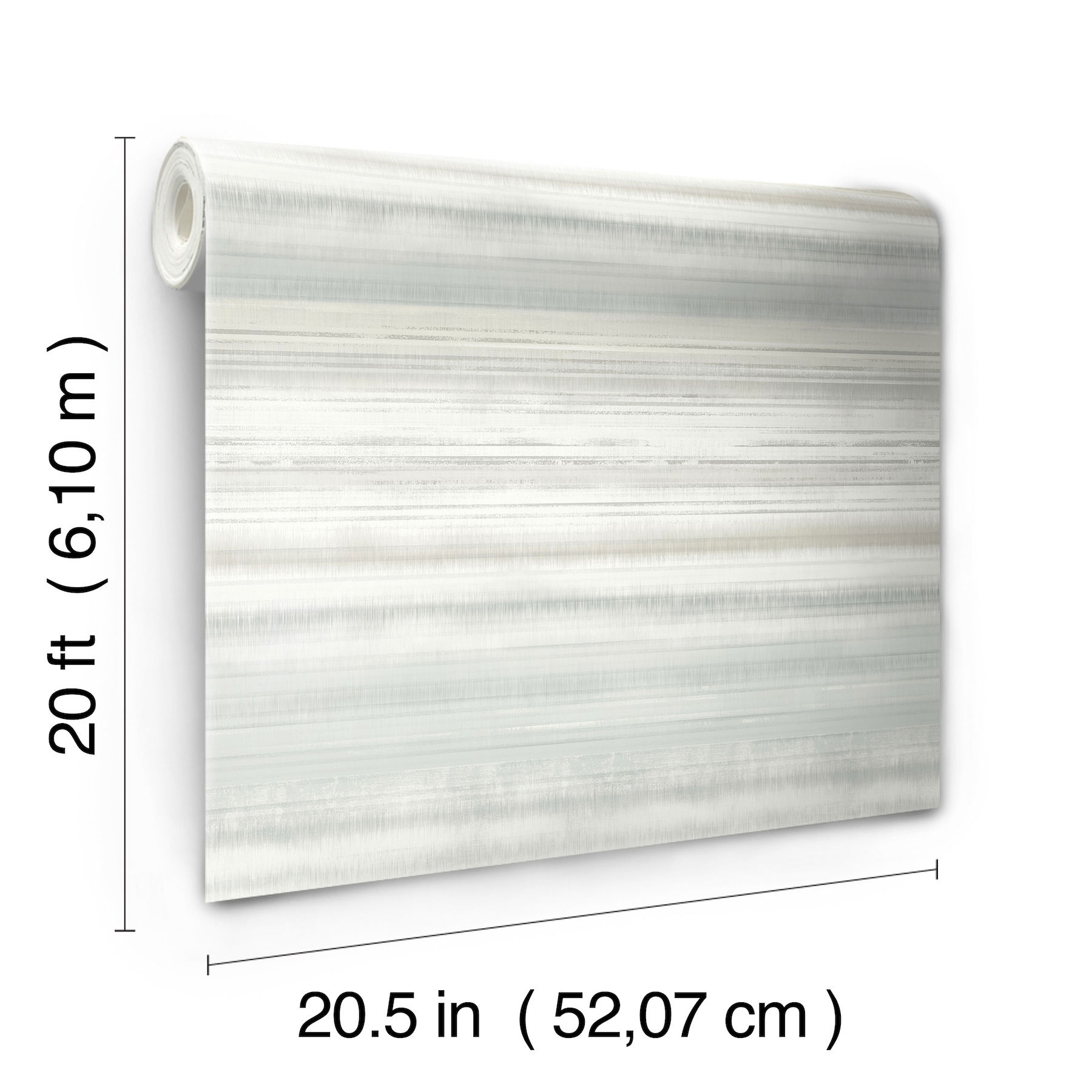 Fleeting Horizon Stripe Neutral Peel & Stick Wallpaper Fleeting Horizon Stripe Neutral Peel & Stick Wallpaper large image