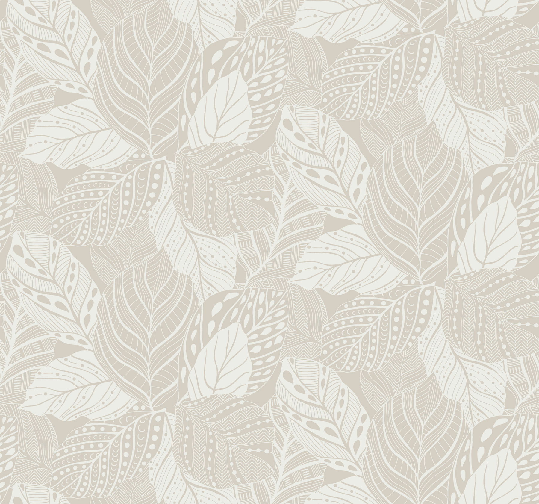 Vinca White Metallic Wallpaper large image 