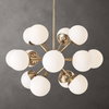 Droplet 16 Light Sputnik Chandelier, by Uttermost, 28.12" width x 17.12" height x 28.12" diameter thumbnail 2