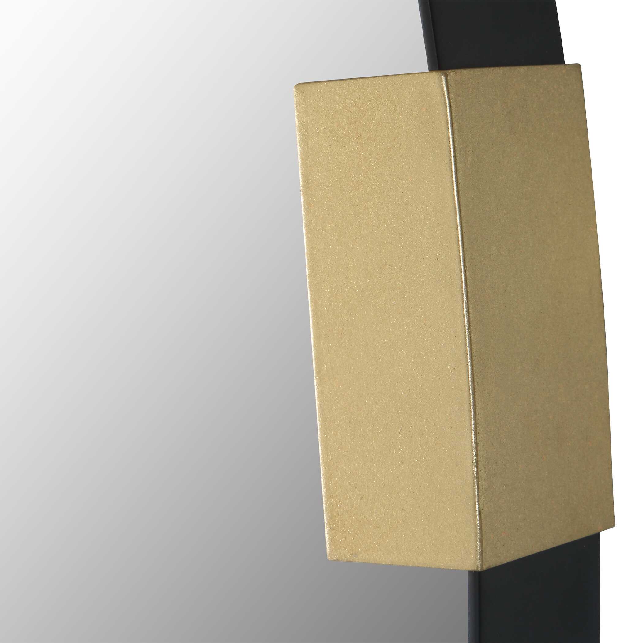 Clip Modern Round Mirror, by Uttermost, 42.25" width x 42.25" height x 1.62" depth View 6