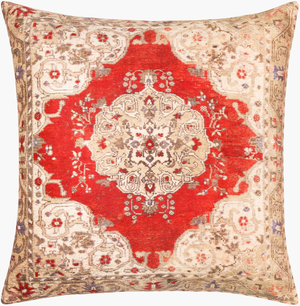 Javed Accent Pillow, Decorative Pillow by Surya, 18" length x 18" width