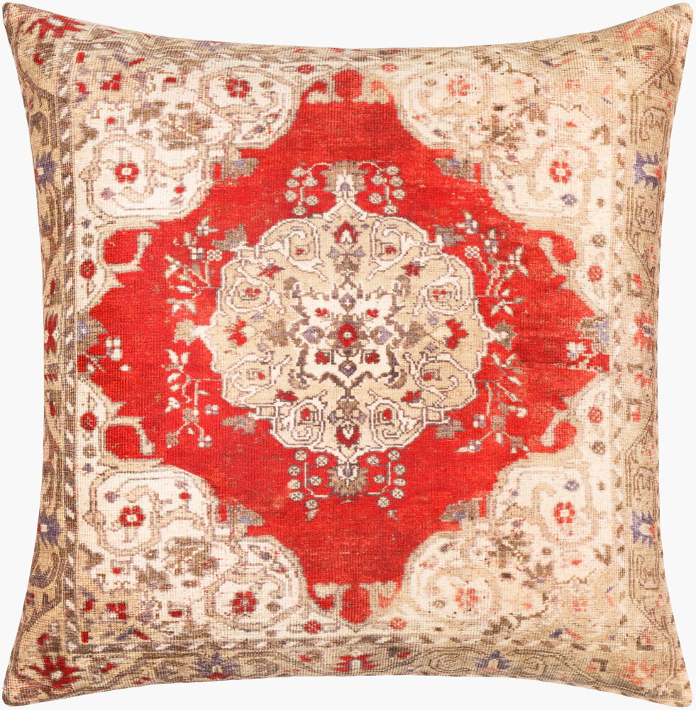 Javed Accent Pillow, Decorative Pillow by Surya, 18" length x 18" width