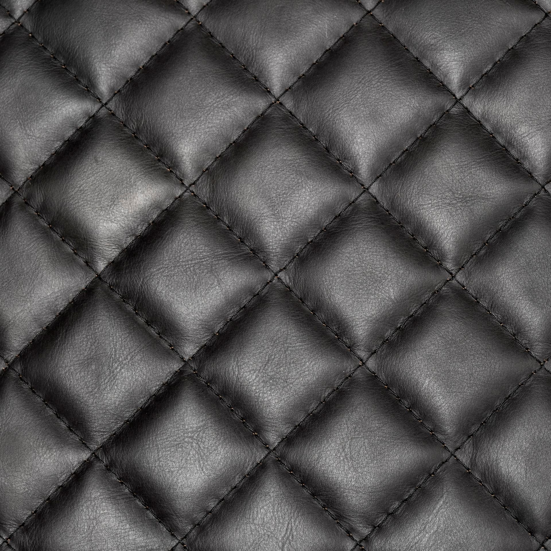 Horace I Black Leather Diamond Pattern with Gold Iron Frame Accent Chair, by Mercana, 26" length x 35.5" width x 31.25" height View 15