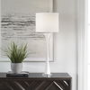 Fountain White Marble Buffet Lamp thumbnail 1