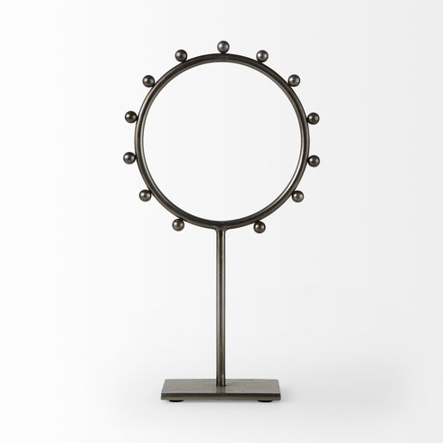 Elio  Large Studded Hoop Object