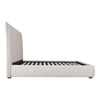 Luzon King Bed Tall Headboard Light Grey thumbnail 3