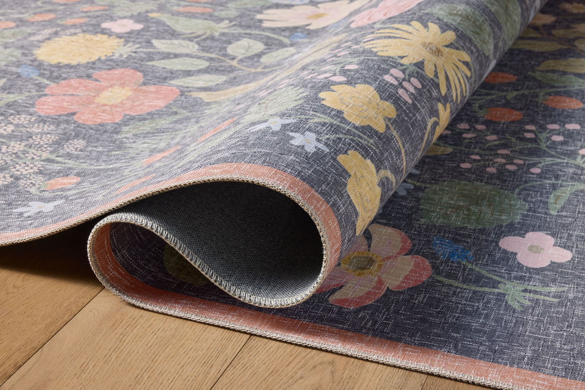 Rifle Paper Co. x Loloi Cotswolds Rug, 1'6" length x 1'6" width View 3