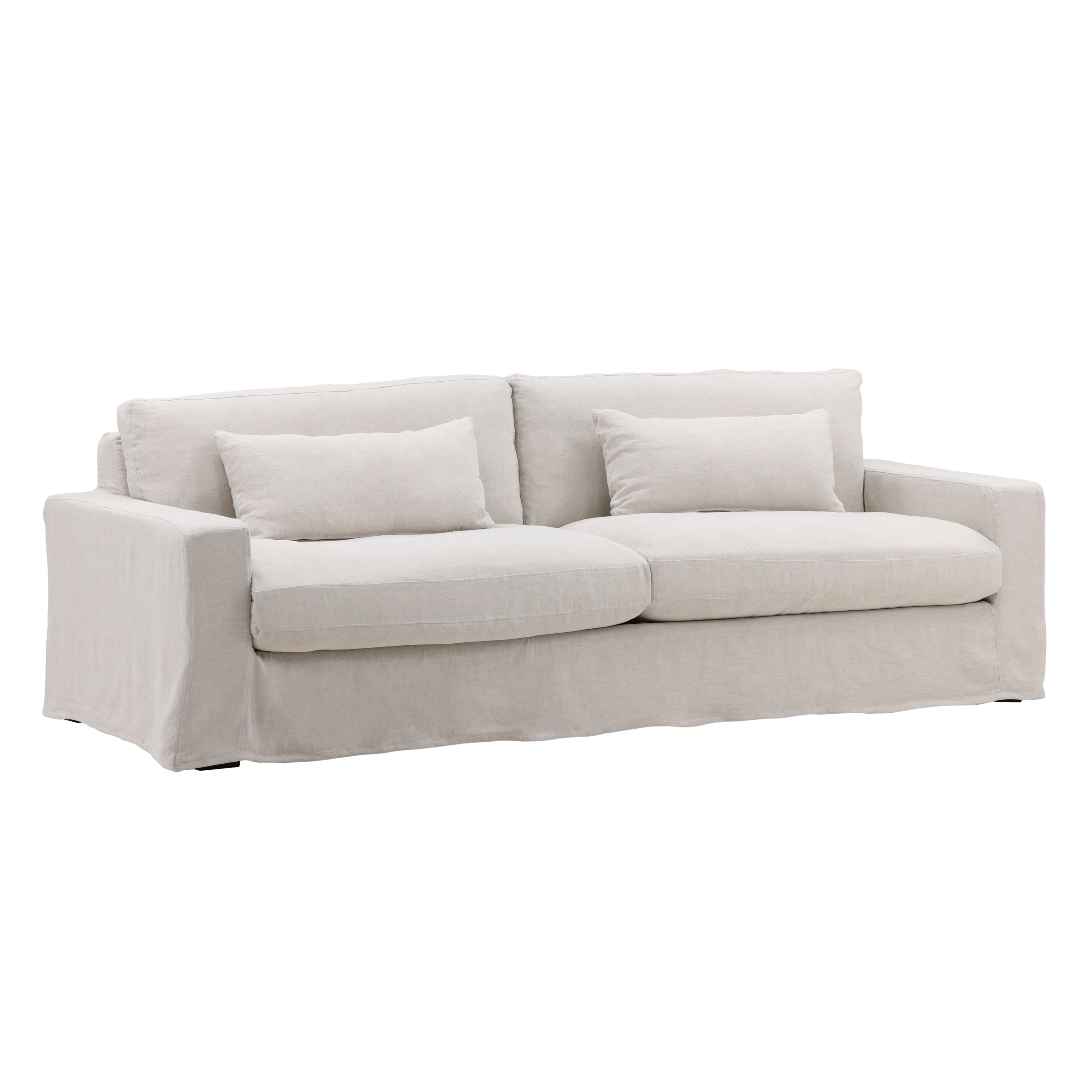 Dixie Sofa Slipcover Natural large image 