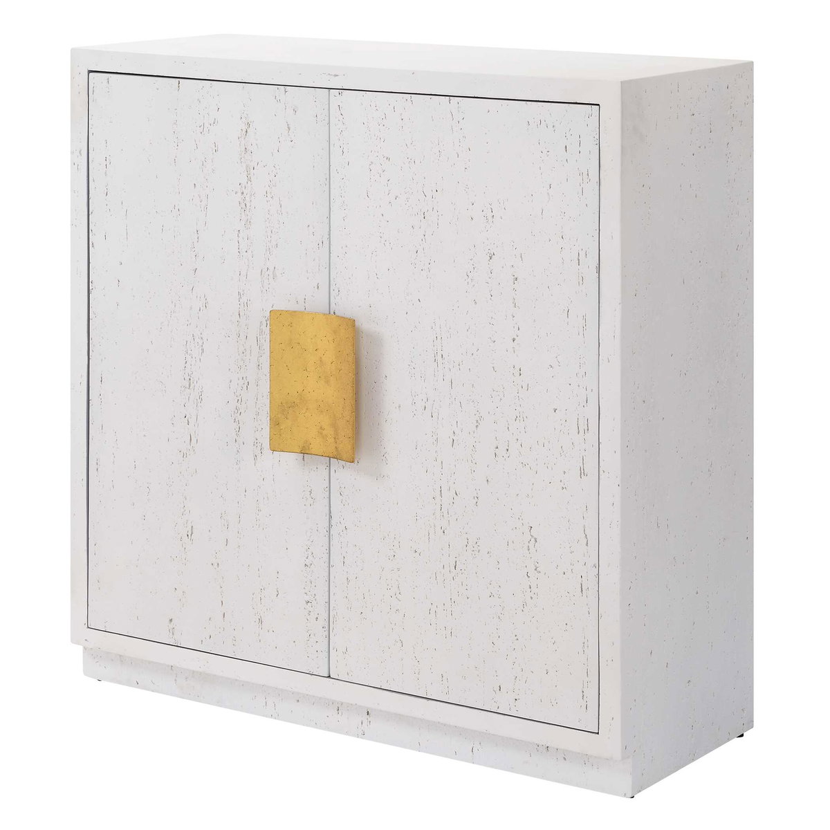 Emma 2 Door White Cabinet, Cabinets & Chest by Uttermost, 32" width x 32.25" height x 14.25" depth View 5