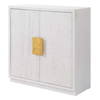 Emma 2 Door White Cabinet, Cabinets & Chest by Uttermost, 32" width x 32.25" height x 14.25" depth thumbnail 5
