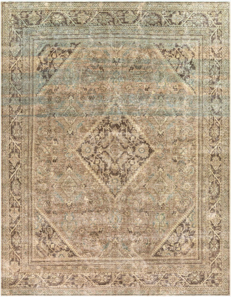 Antique One of a Kind Handmade Rug, by Surya, 12'11" length x 10' width