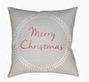 Merry Christmas II Accent Pillow, Decorative Pillow by Surya, 20" length x 20" width thumbnail