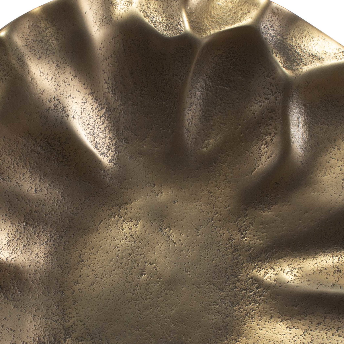 Peonia Outdoor Gold Wall Art Set/3, Sculptural Wall Art by Uttermost, 20" width x 20" height x 2.5" depth View 7