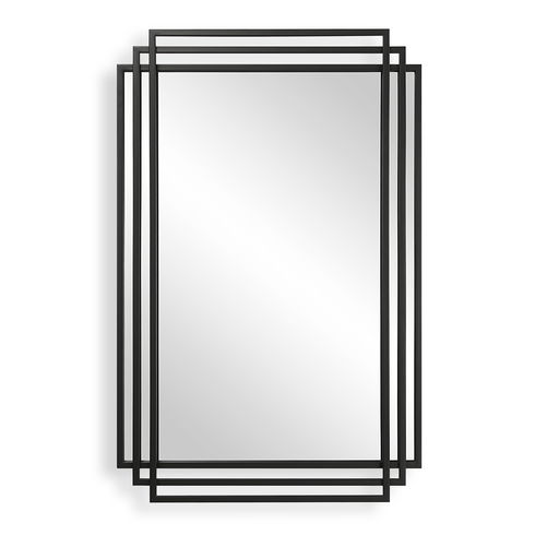 Amherst Black Iron Mirror