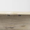 Arelius 36L x 18W x 32H White Wood, Gold Metal Base with 2 Glass Doors Accent Cabinet, Cabinets & Chest by Mercana, 36" length x 18.75" width x 32" height thumbnail 11