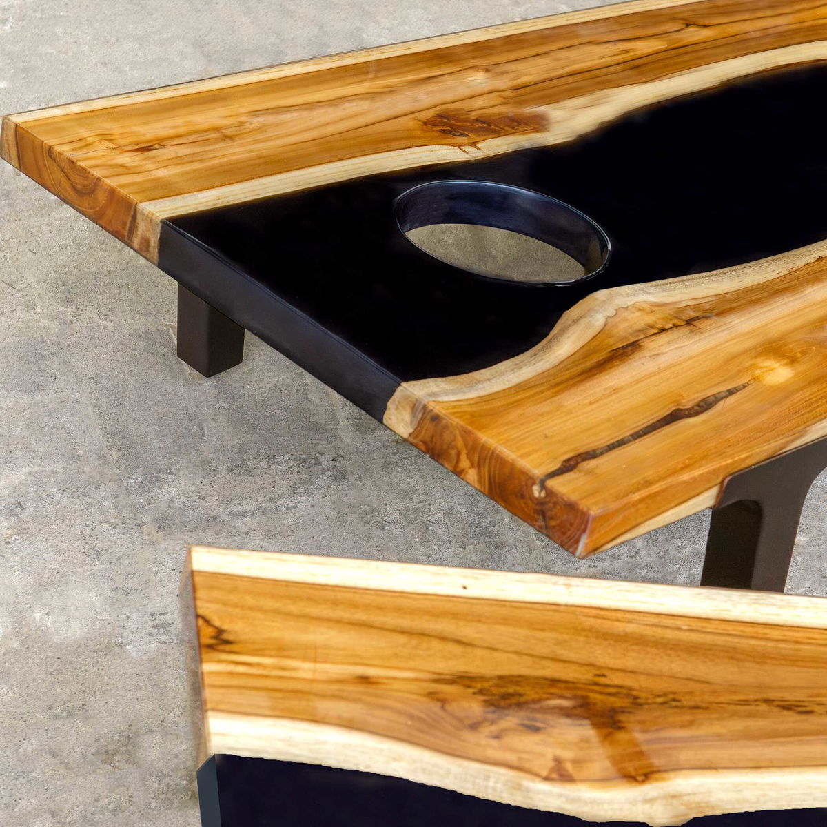 Clearwood Black Cornhole Game Set/2, by Uttermost, 24" width x 12" height x 48" depth View 8