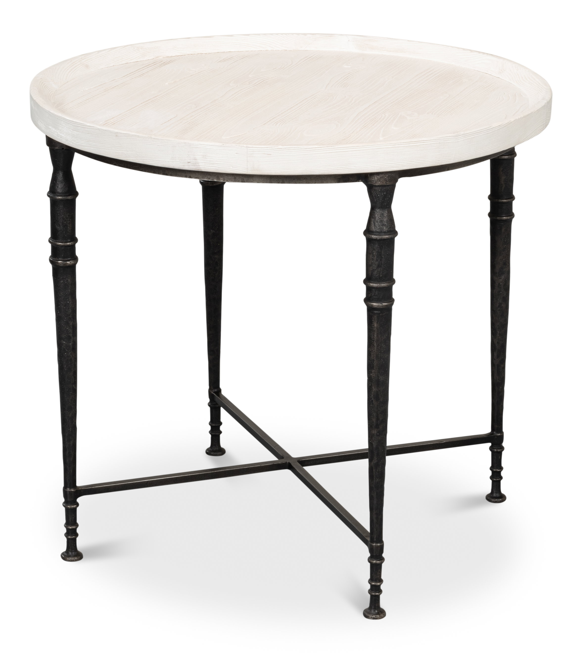 Nathaniel Elegance Side Table, Side & End Table by Sarreid, 27" length x 27" width x 25" height View 1