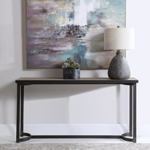 Online Designer Combined Living/Dining Basuto Steel Console Table