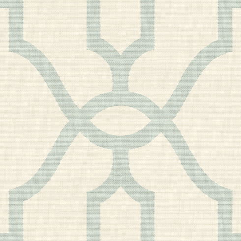 Woven Trellis Eggshell Wallpaper