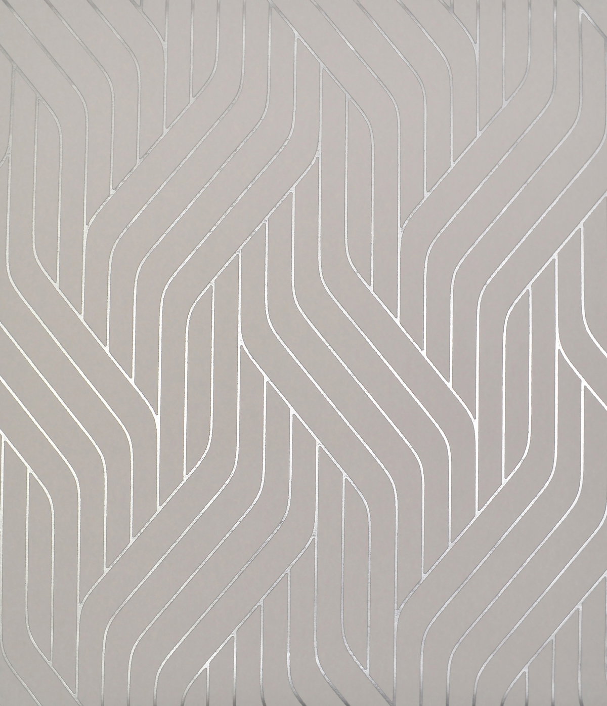 Ebb & Flow Silver Wallpaper, by York Wall, 32'9.6" length x 1'8.8" width x 0.02" depth