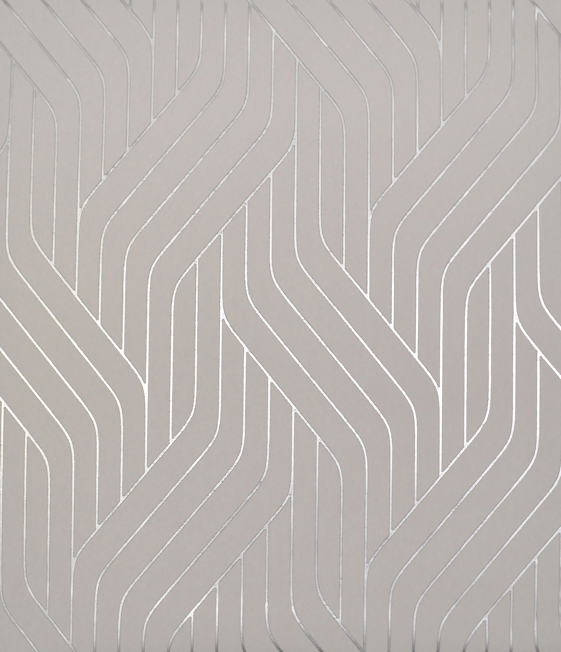 Ebb & Flow Silver Wallpaper large image 
