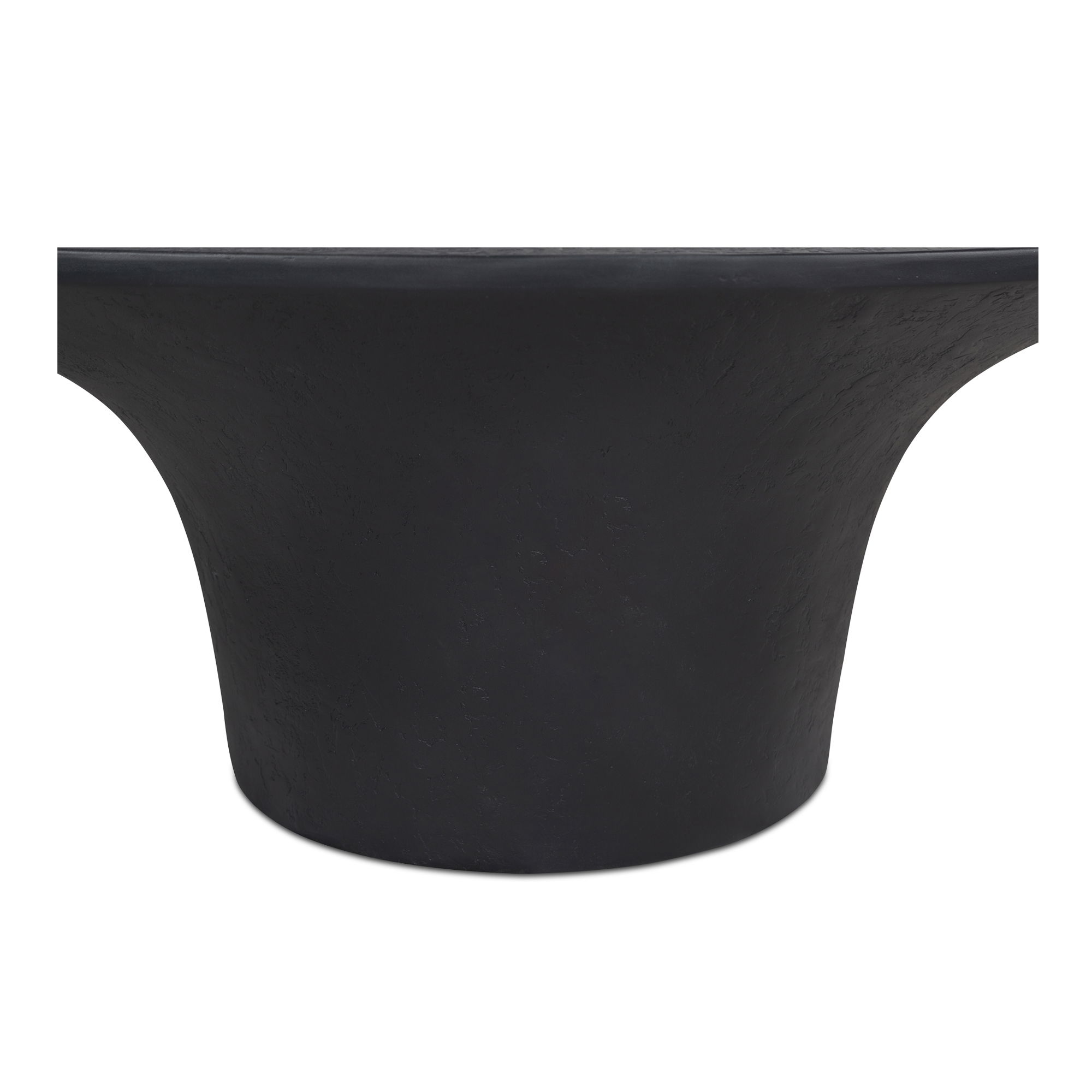 Yumi Outdoor Coffee Table Black, by Moe's Home, 47" width x 15.5" height x 23.6" depth View 7