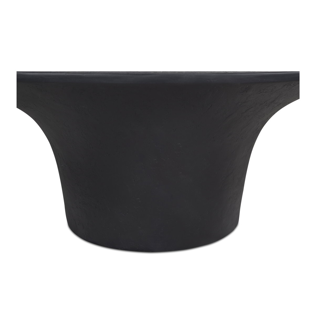 Yumi Outdoor Coffee Table Black, by Moe's Home, 47" width x 15.5" height x 23.6" depth View 7