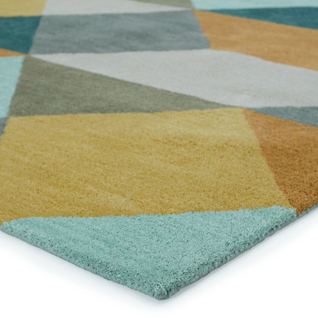 En Casa Gray/Yellow Area Rug large image 
