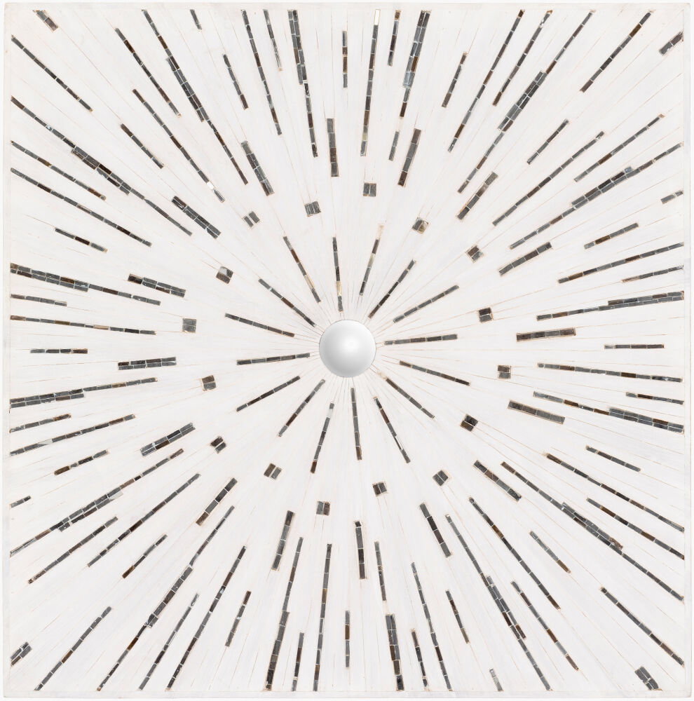 Blanca Dimensional Wall Accent, Sculptural Wall Art by Surya, 36" width x 36" height