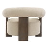 Lennox Shearling Accent Chair, by Uttermost, 38" width x 27" height x 31.5" depth thumbnail 7