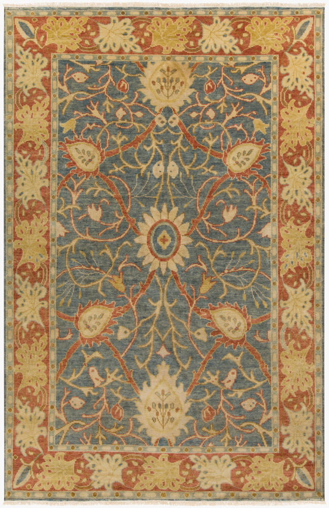 Hillcrest Handmade Rug, by Surya, 1'6" length x 1'6" width
