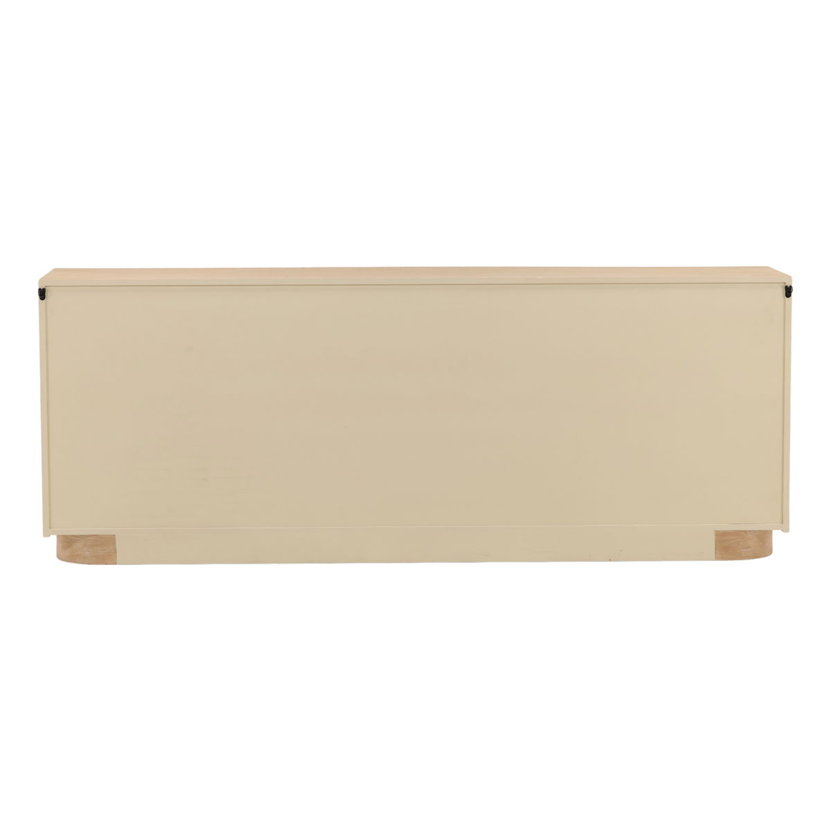 Zay Sideboard Light Natural, Sideboards & Buffet by Dovetail, 84" width x 32" height x 18" depth View 4