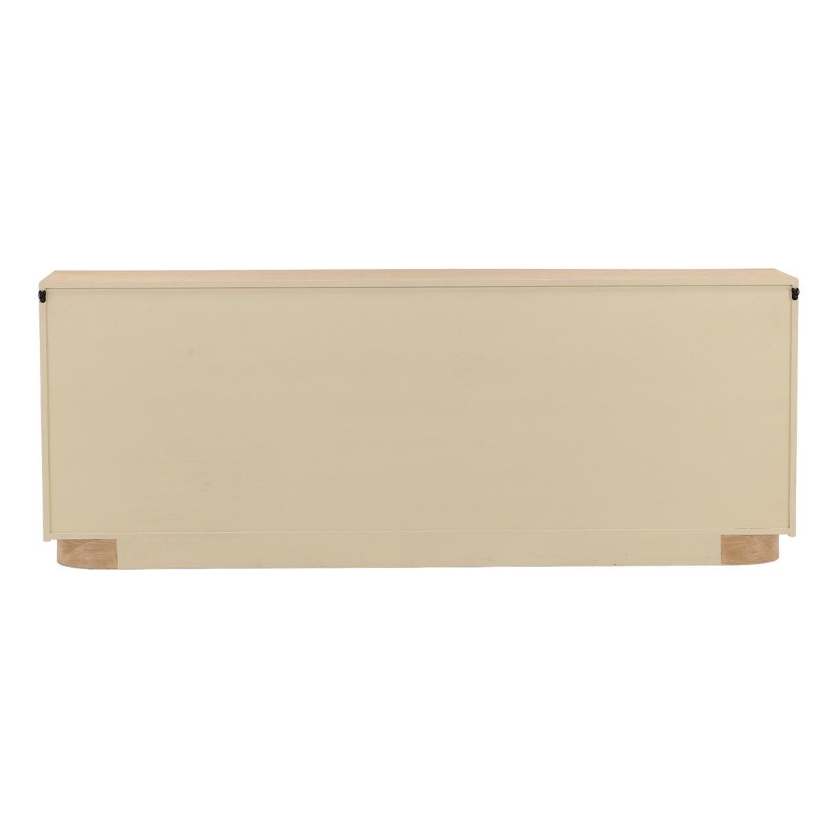 Zay Sideboard Light Natural, Sideboards & Buffet by Dovetail, 84" width x 32" height x 18" depth View 4