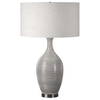 Dinah Gray Textured Table Lamp, by Uttermost, 19" width x 31" height x 19" depth thumbnail 5