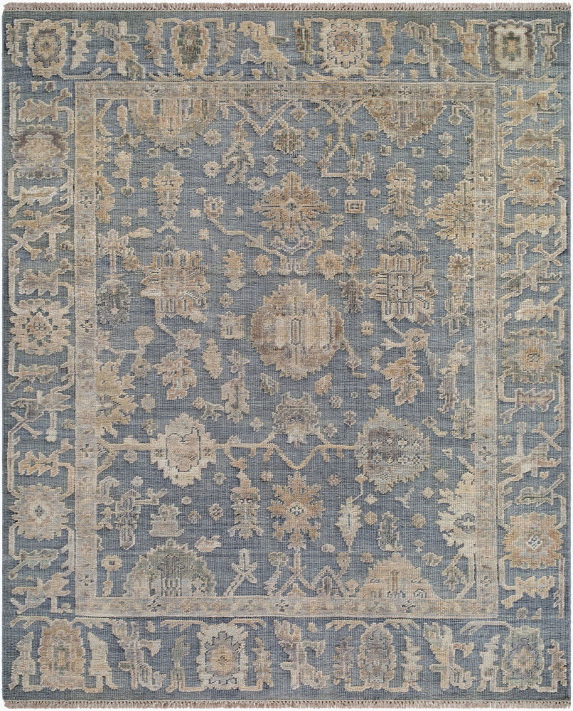 Sinclair Handmade Rug, by Surya, 1'6" length x 1'6" width
