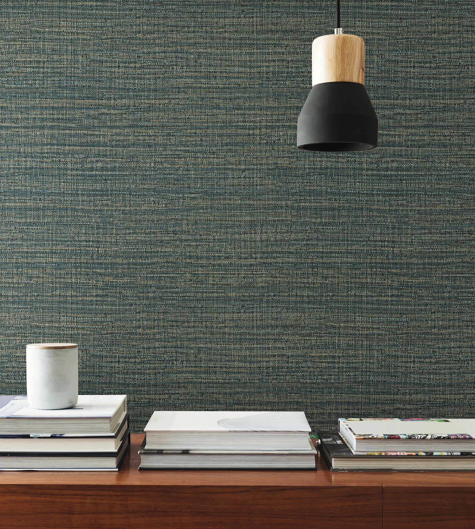 Scotland Tweed Ocean Wallpaper, by York Wall, 33' length x 1'8.9" width x 0.02" depth View 2