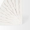 Stept White Marble Bookends with rough carving (set of 2), by Mercana, 4.5" length x 2.5" width x 5.5" height thumbnail 8