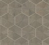 Hexagram Wood Veneer Brown Wallpaper, by York Wall, 24' length x 3' width x 0.02" depth thumbnail