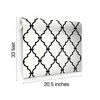 Modern Trellis Black Wallpaper thumbnail 5