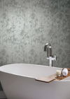 Shimmering Foliage Spa & Silver Wallpaper thumbnail 1