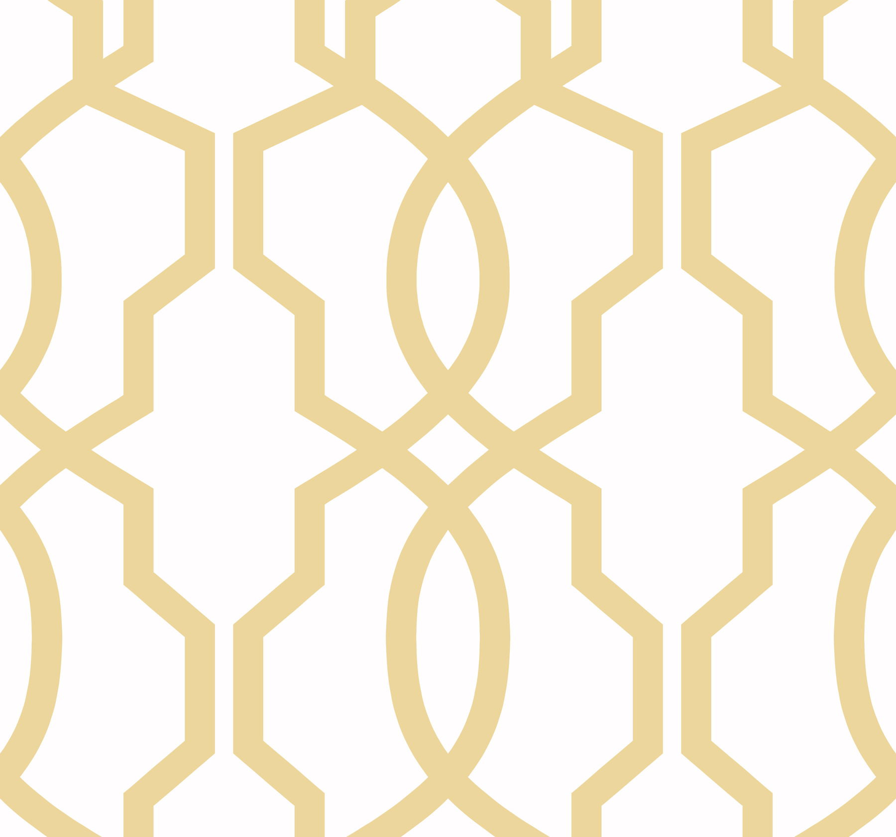 Hourglass Trellis Yellow Wallpaper large image 