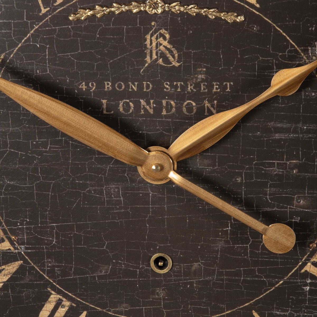 Bond Street 18' Black Wall Clock, by Uttermost, 18" width x 18" height x 2" depth View 5