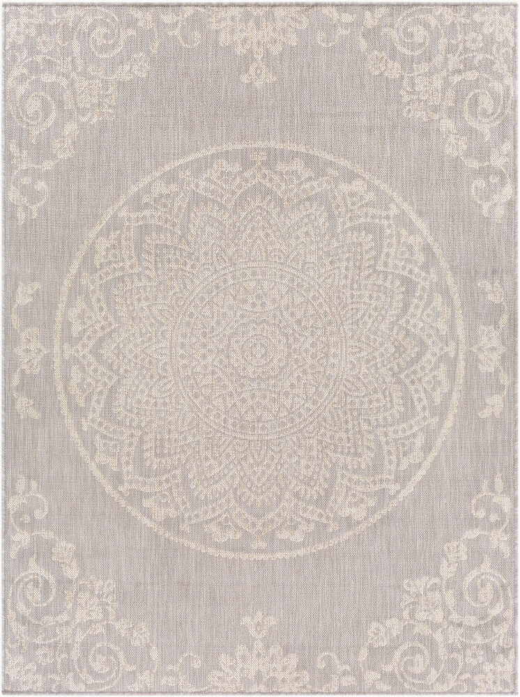 Malibu Machine Woven Rug, by Surya, 1'3.75" length x 1'3.75" width