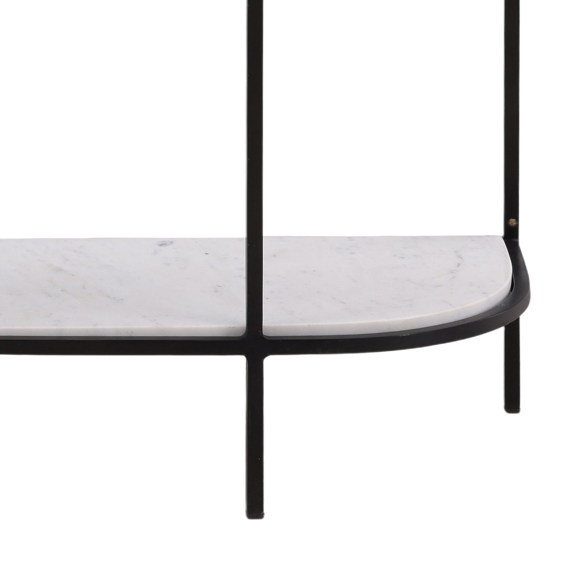 Brian Console Table White, by Dovetail, 43" width x 31.7" height x 11.4" depth View 6