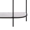 Brian Console Table White, by Dovetail, 43" width x 31.7" height x 11.4" depth thumbnail 6
