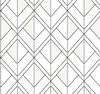Diamond Shadow White Wallpaper, by York Wall, 27' length x 2'3" width x 0.02" depth thumbnail